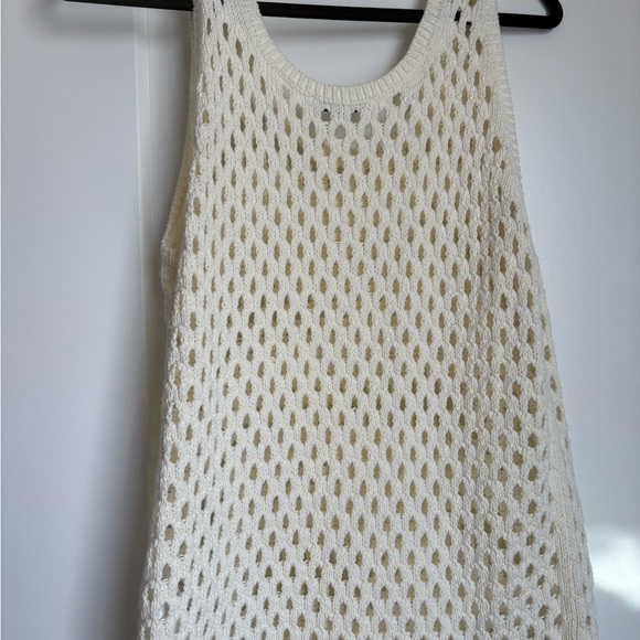 Madewell Cream Knit Sleeveless Top - Picture 4 of 4